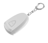 Lancoon Recargable Alarmas Personales Seguras Esenciales de Viaje con Linterna LED Seguridad al Aire Libre Llavero Alarma Seguridad de Emergencia 125dB Fuerte para Mujeres Niños Ancianos Blanco