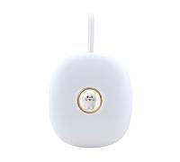 Lancoon Reloj Despertador Digital con LED, vibración Fuerte y silenciosa, función Snooze, sordos y Personas con Problemas de audición, Adecuado para dormitorios de Estudiantes, Minimalista y Bonito