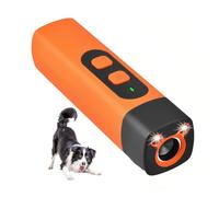 Lancoon Ultrasónico Ahuyentador de Perros con 3 Frecuencias Ajustables Linterna LED Detenedor de Ladridos Recargable Entrenamiento del Comportamiento Portátil para Perros Mascotas Interior Exterior