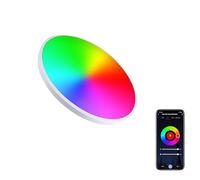 Lancoon WiFi Techo de techo Tuya WiFi LED con cambio de color y control por voz compatible con Alexa Google Home Remote Tenue y ajuste de las luces de techo para Dormitorio Salón Blanco