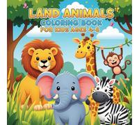 Land Animals: simple and sweet animals Coloring Book