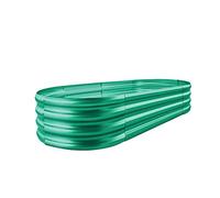 Land Guard Cama elevada Verde, Maceta elevada de 6 x 3 pies, Camas elevadas para jardinería de Verduras (Verde)