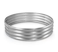 Land Guard - Kit de jardineras elevadas galvanizadas, Redondas, Grandes, de Metal, para hortalizas y Verduras, para Exteriores