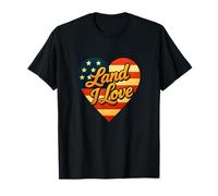 Land i Love Liberty ruge en Cada Raya Camiseta