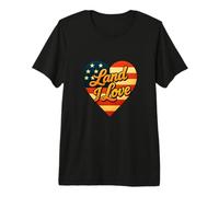 Land i Love Liberty ruge en Cada Raya Camiseta Premium