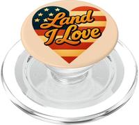 Land i Love Liberty ruge en Cada Raya PopSockets PopGrip para MagSafe