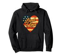 Land i Love Liberty ruge en Cada Raya Sudadera con Capucha