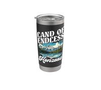 Land of Endless Horizons Vaso térmico de acero inoxidable de doble pared