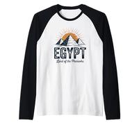 Land of The Pharaos I Arqueología De Los Dioses Egipcios Camiseta Manga Raglan
