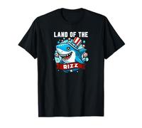 Land Of The Rizz 4th Of July Shark Camiseta