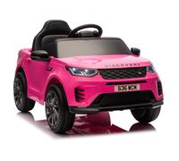 Land Rover Discovery Coche Eléctrico Infantil SUV EVA Cuero LED MP3 FM USB Rosa