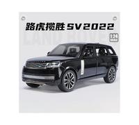 Land Rover Range Rover SV 2022 - Coche de juguete de aleación fundida a presión, color negro, 1:24,