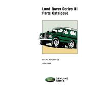 Land Rover Series III Parts Catalogue: RTC 9841CE