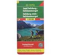 Land Salzburg Salzkammergut 1:200.000: Toeristische wegenkaart 1:200 000: OE 6