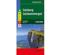 Land Salzburg Salzkammergut 1:200.000: Toeristische wegenkaart 1:200 000: OE 6