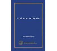 Land tenure in Palestine