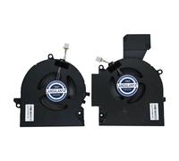 LANDALANYA Ventilador de refrigeración de CPU y GPU de repuesto (DC12V) para HP OMEN 16-B 16-C TPN-Q265 TPN-Q267 Series M75487-001 ND8CC02-20K25 M75488-001 ND8CC02-20K26 0.5A