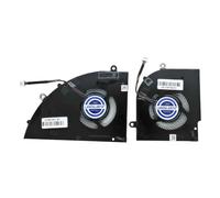 LANDALANYA Ventilador de refrigeración de CPU y GPU de repuesto para ventilador MSI Delta 15 A5EFK MS-15CK Series BS5405HS-U5N BS5405HS-U5P DC5V 1A