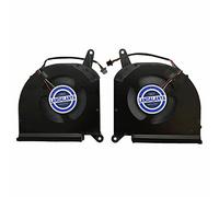LANDALANYA Ventilador de refrigeración para CPU y GPU Gigabyte AERO 15 OLED SA 17 HDR XA RP75XA RP77XA RP77XD 17g-yc 3080 PLB07010S12HH 27R18-01071-A70S 27430-75XB0-K00S 12 V. 50 A (grosor del ventilador 7 mm)