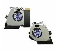 Landalanya Ventilador de repuesto para CPU y GPU para ASUS ROG GA502 GA502IU GA502DU GX505DW GX505DV GA505 GA502D Serie DFS5K12304363C FM6F+DFS5K12115491P FM6D DC5V 0.5A Ventilador