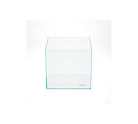 Landen Tanque de Acuario de Hierro bajo sin Borde de 6.6 galones, 30 ° C, 11.8 x 11.8 x 11.8 Pulgadas de Alto, 5 mm de Grosor con Alfombrilla de nivelación de Espuma Nano incluida