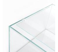 LANDEN Tapa de Cristal Transparente de 4 mm de Grosor, Incluye 4 Clips para una colocación Segura, 342 x 168 mm Adaptada a NA362226