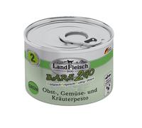 LandFleisch B.A.R.F.2GO pesto de frutas, verduras y hierbas verde 200gx6