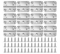 Landical Paquete de 12 bisagras refrigeradoras de repuesto incluye 12 bisagras resistentes y 48 tornillos de montaje, piezas de enfriador de hieleras compatibles con modelos Coleman Xtreme Coolers (2