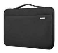 LANDICI Funda para portátil de 13 13.3 pulgadas con asa, protección de 360°, impermeable, para MacBook Air 13 M1/M2, MacBook Pro 13, Surface Pro 9/8/7, Chromebook de 11.6 a 12 pulgadas, color negro