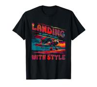 Landing is Just Falling with Camiseta