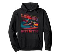 Landing is Just Falling with Sudadera con Capucha