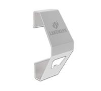 LANDMANN Abrebotellas magnético | Para fijación en la barbacoa, nevera y en otras superficies magnéticas | Fuerte imán permite un agarre seguro | Fácil instalación y limpieza [Acero inoxidable]