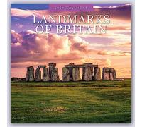 Landmarks of Britain 2024 Square Wall Calendar