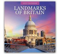 Landmarks of Britain 2025 Square Wall Calendar: Original Red Robin Publishing Ltd-Kalender [Mehrsprachig] [Kalender]