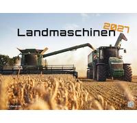 Landmaschinen - Traktor - 2027 - Kalender DIN A2: Der Wandkalender mit den besten Landmaschinen für das Jahr 2027 im extragroßen Format DIN A2 (ca. 60 x 42 cm)!