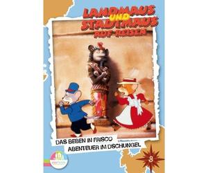 Landmaus und Stadtmaus auf Reisen Vol. 3 - Das Beben in Frisco/Abenteuer im Dschungel [Alemania] [DVD]