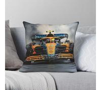 Lando Norris Racing Driver - Funda de almohada cuadrada de poliéster y lino, terciopelo, con cremallera, decoración creativa