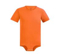 Landofgenie Bodies Hombres Manga Corta de algodón One Piece Top Pijama Rayado Orange S