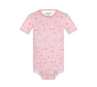 Landofgenie Body de Manga Corta para Hombre Camiseta de una Pieza Pijama Leotardo de algodón Transpirable Onesie Fresa Vaca 2XL