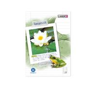 LANDRɠ- 100050217 Cuaderno Reciclado A4, rayado, con doble borde