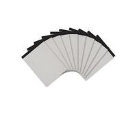 Landre 100050291 reciclado el Bloc de notas sin una portada, A5, cuadrado, perforado, / m² papel reciclado 60 g, 10-pack, 50 hojas