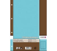 Landre 100050492 - Papel perforado para carpetas con anillas (no contiene madera, a rayas, 70 g/m², A4, 200 hojas, margen en blanco a la derecha)