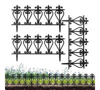 Landscape Edging Border 3-Pieces - Outdoor Lawn Picket Fencing Landscape