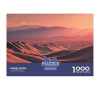 Landscape of Rolling Hills 1000 Pcs Premium-Karton Puzzle Desert Landscape at Golden Hour Stressabbau Kreatives Spiel Puzzles Als Wohnaccessoires 70x50cm/1000pcs