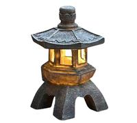 Landscape Pathway Light - Palace Lamp Solar Lantern, Zen Pathway Light, Solar Powered Nightlight | Villa Patio Garden Courtyard Porch Walkway, Decorative Solars Lights, Eco-Friendly Outdoor