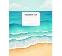 Landscape Watercolor Nature Notebook: 120 Pages Composition Book, with Cartoon Cover Design, designed for Creative Writing, Drawing, Students, Teens, ... Design, designed for Creative Writing, Drawi