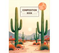 Landscape Watercolor Nature Notebook: 120 Pages Composition Book, with Illustration Cover Design, ideal for Creative Writing, Drawing, Teachers, ... Cover Design, ideal for Creative Writing, Dr