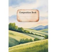 Landscape Watercolor Nature Notebook: 120 Pages, with Cutest Cover Design, ideal for Journaling, Drawing, Creative Writing, Kids, Teachers, Christmas ... Drawing, Creative Writing, Kids, Teachers