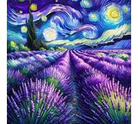 Landscapes Serie Completo DIY 5D Redondo Diamantes Kit de Pintura para el Hogar y Regalo 15.75 Pulgadas Cuadrado Redondo Piedra Opciones