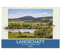Landschaft, die aus dem Rahmen fällt (Wandkalender 2026 DIN A3 quer), CALVENDO Monatskalender: Am Fotorand ist hier nicht Schluss.